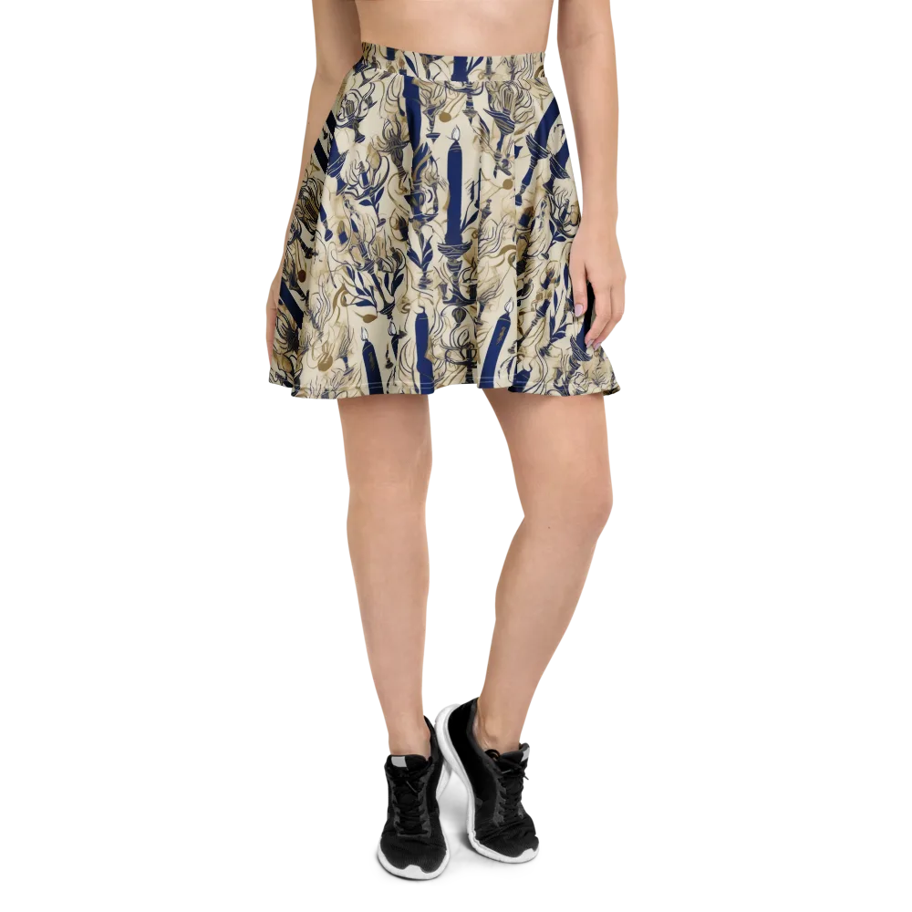 Candlelit Conservatory on Skater Skirt — Front