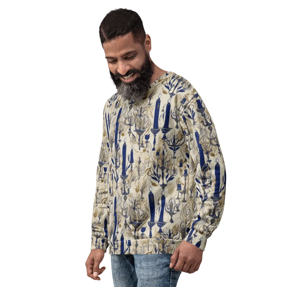 Candlelit Conservatory on Sweatshirt — Left Front