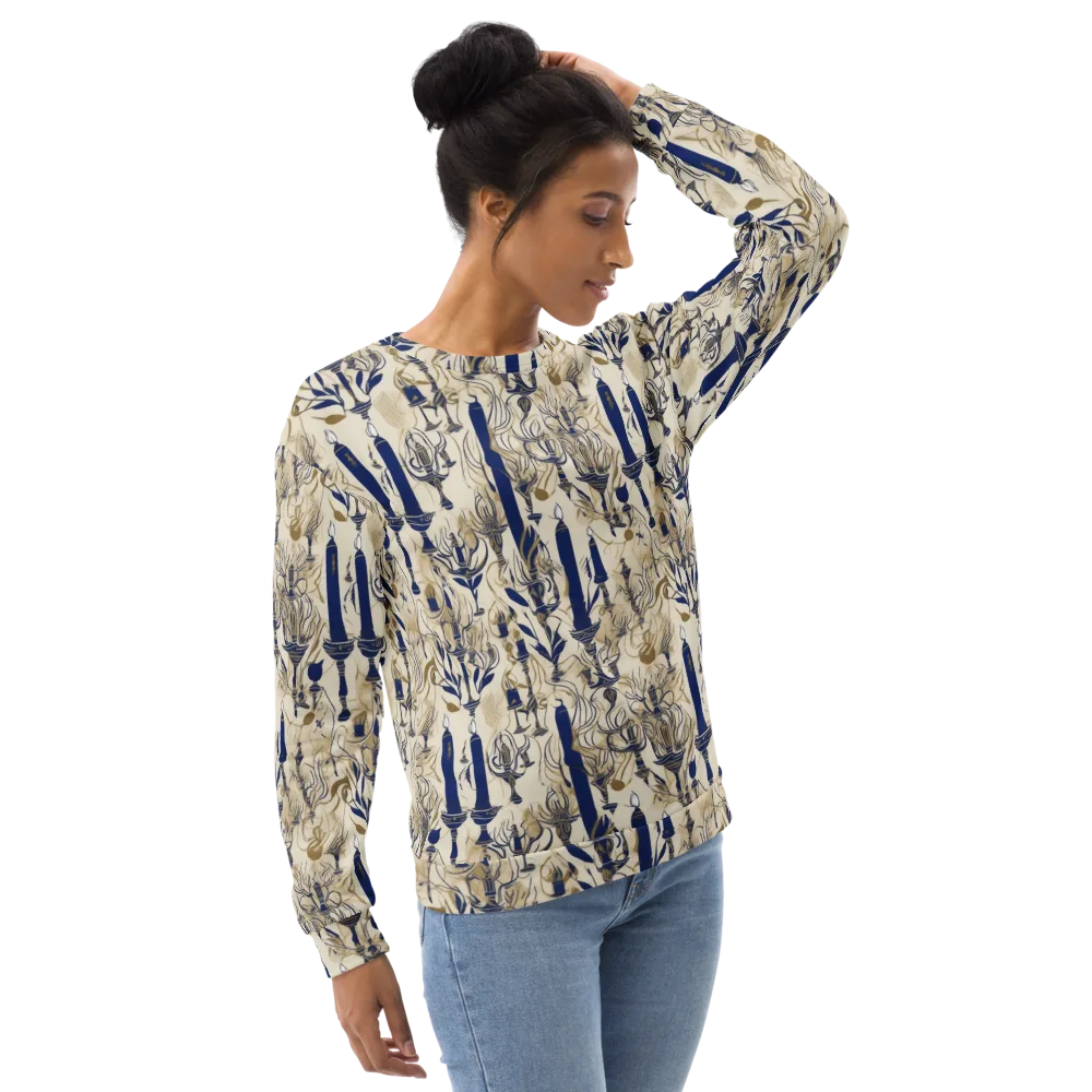 Candlelit Conservatory on Sweatshirt — Right Front