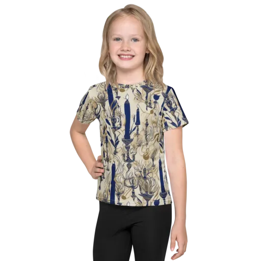 Candlelit Conservatory on a Kids Crew Neck T-Shirt