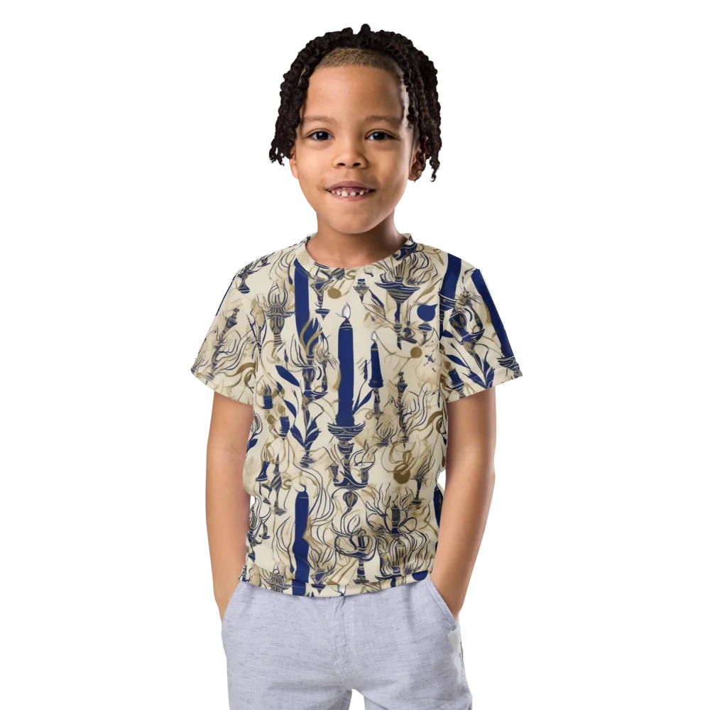 Candlelit Conservatory on Kids Crew Neck T-Shirt — Front