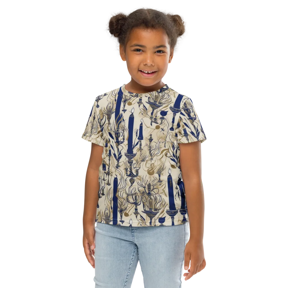 Candlelit Conservatory on Kids Crew Neck T-Shirt — Front