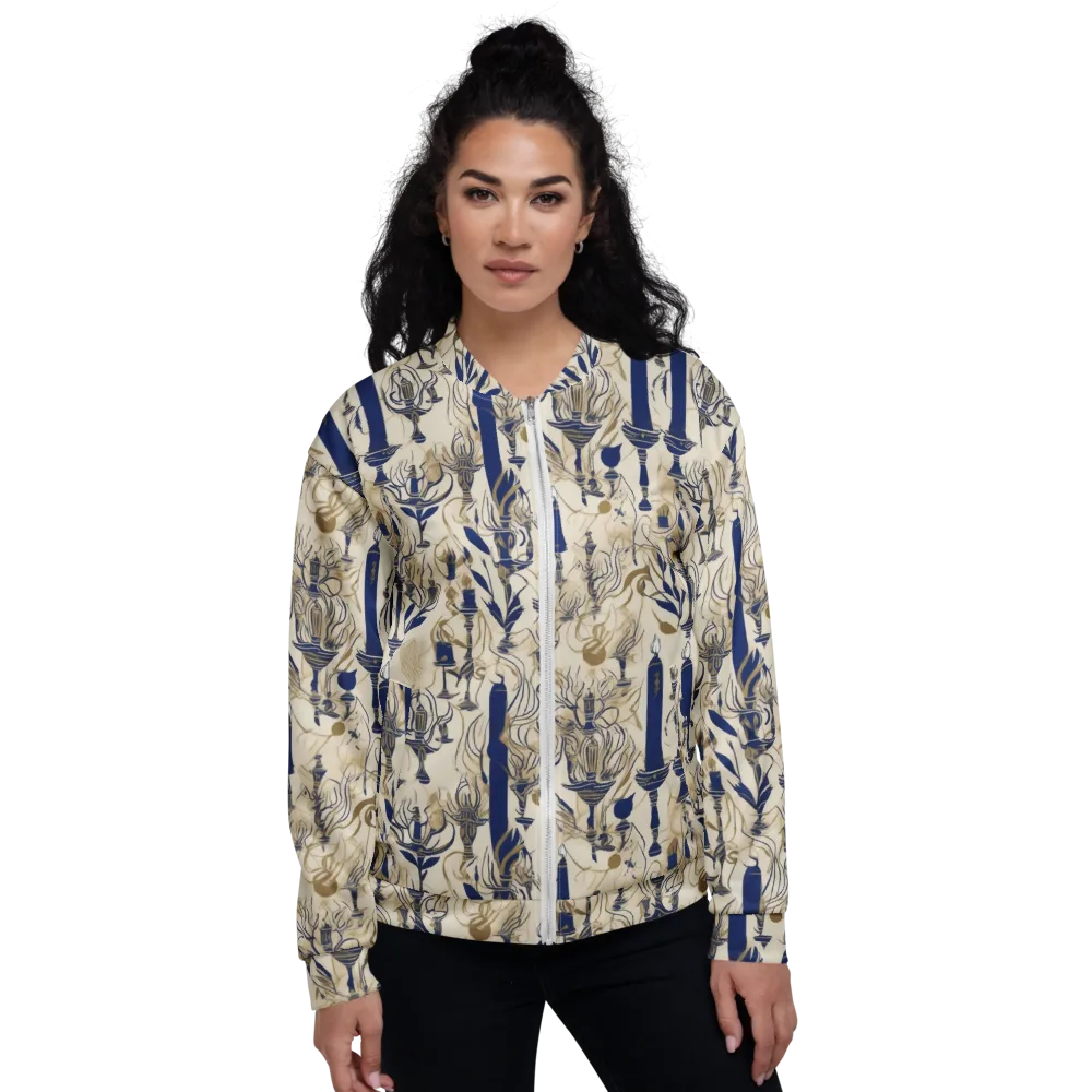 Candlelit Conservatory on Bomber Jacket — Front