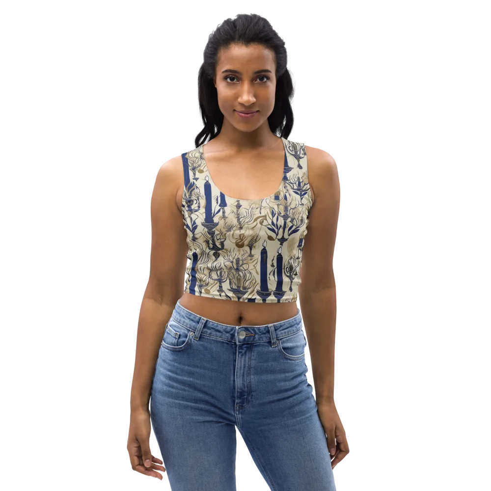 Candlelit Conservatory on Crop Top — Front