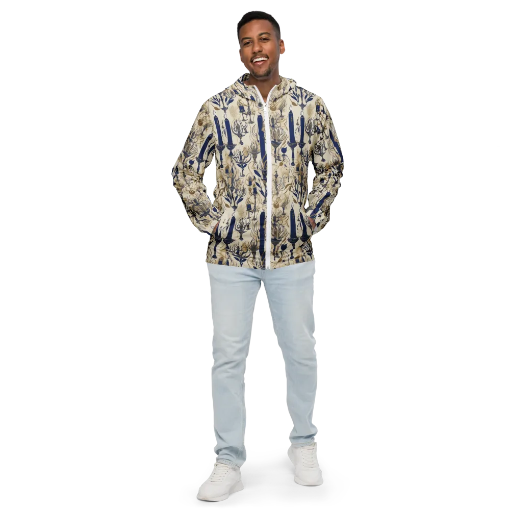 Candlelit Conservatory on Men's Windbreaker — Front