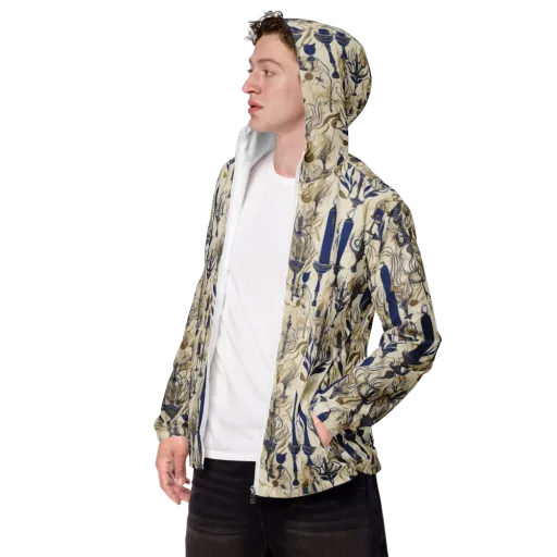 Candlelit Conservatory on a Men's Windbreaker