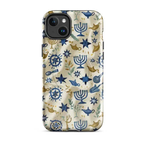 Blue Gold Voyager on a MagSafe Tough Case for iPhone®