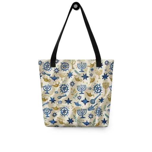 Blue Gold Voyager on a Tote Bag