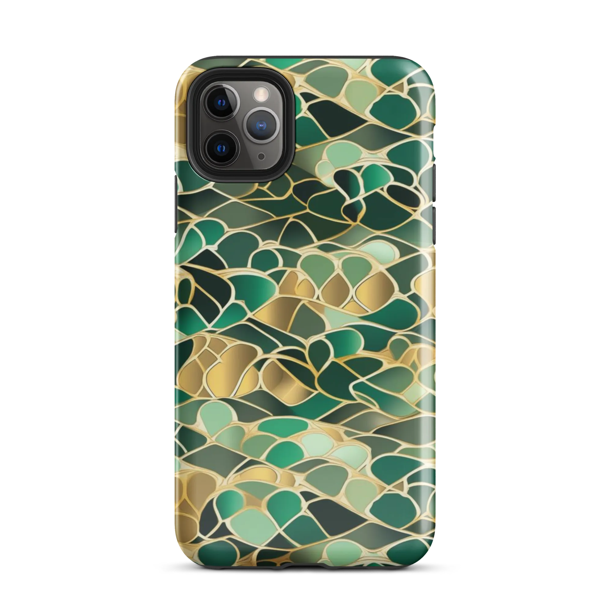 Gilded Emerald Lattice on Tough Case for iPhone® — Front