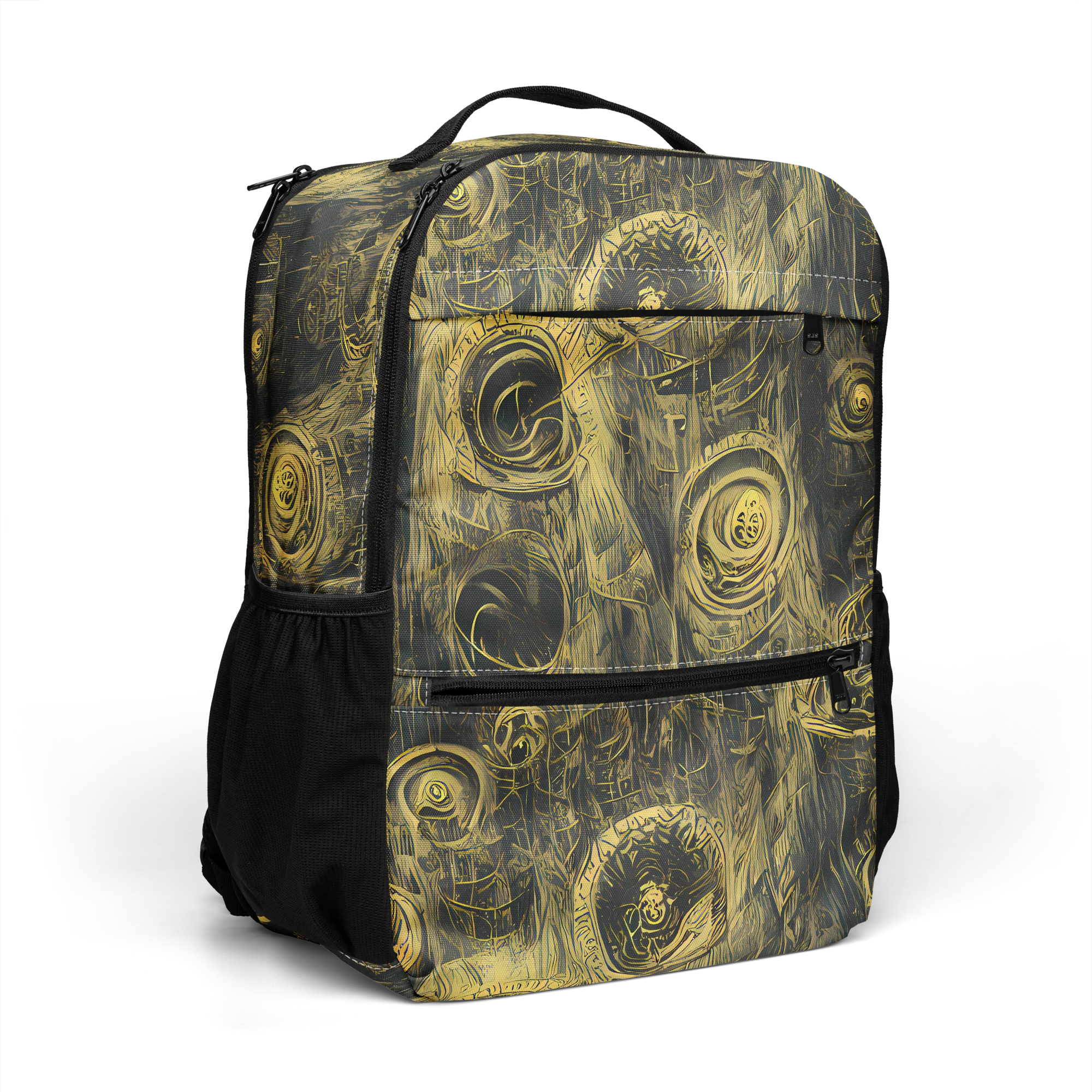Gilded Spiralwork on Utility Backpack — Right Front