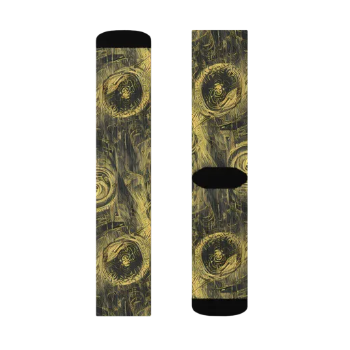 Gilded Spiralwork on a Socks
