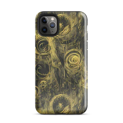 Gilded Spiralwork on a Tough Case for iPhone®