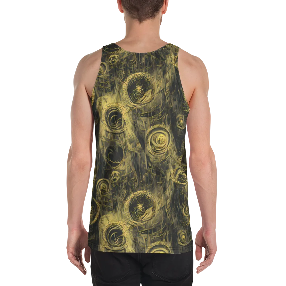Gilded Spiralwork on Men's Tank Top — Back