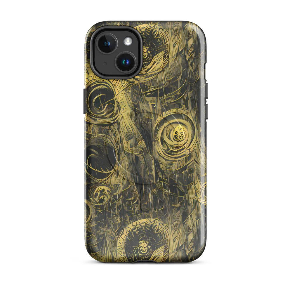 Gilded Spiralwork on MagSafe Tough Case for iPhone® — Front