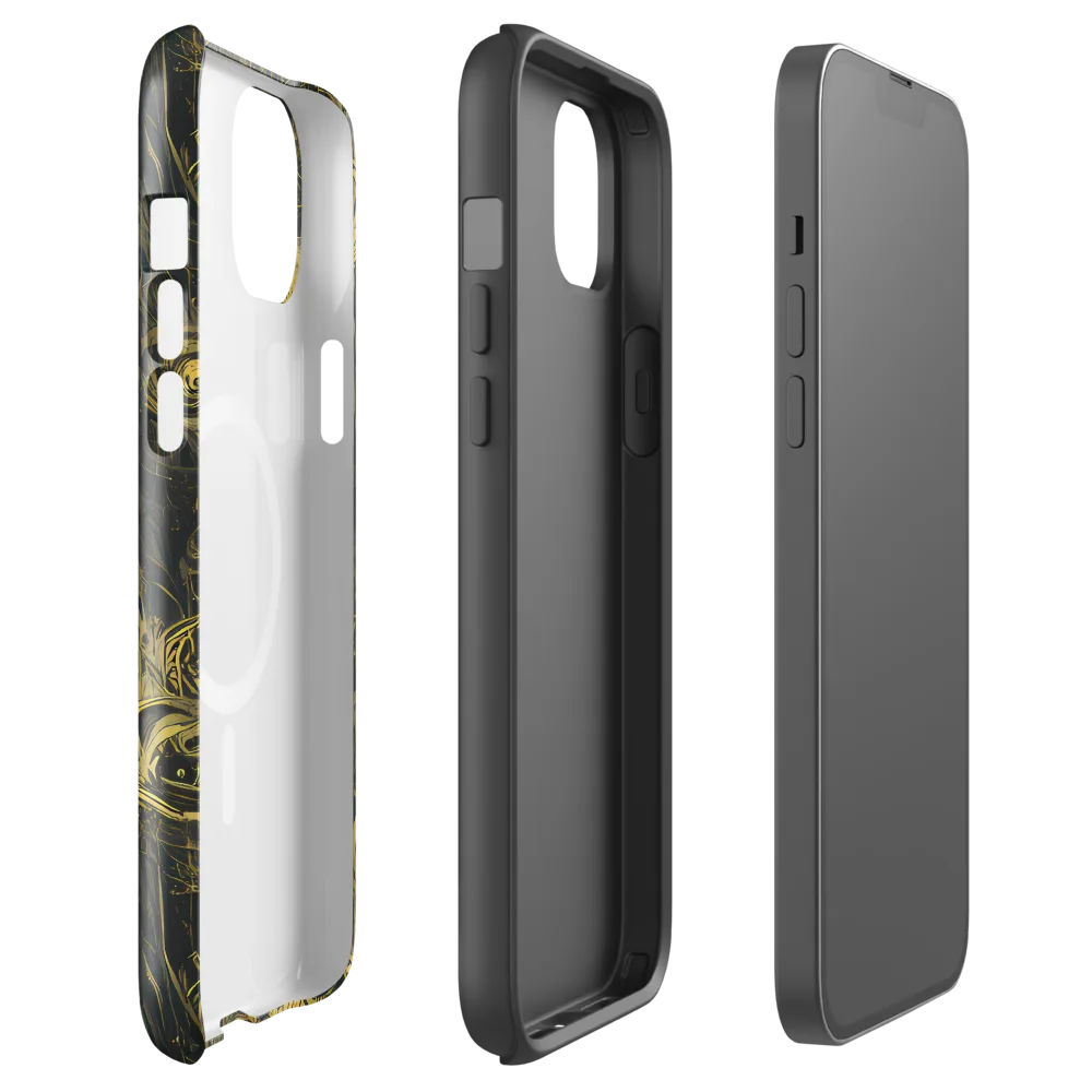 Gilded Spiralwork on MagSafe Tough Case for iPhone® — Front