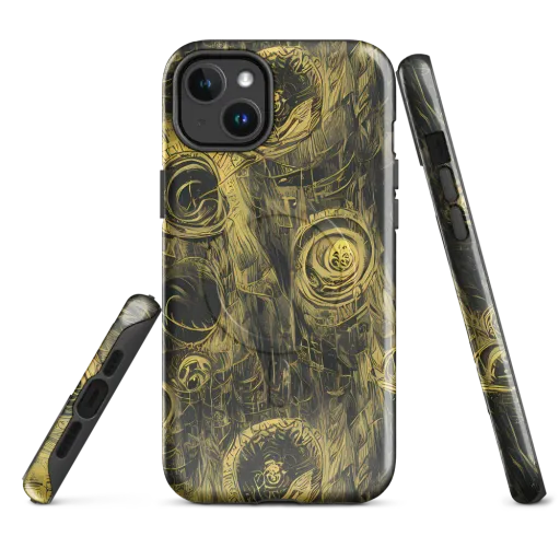 Gilded Spiralwork on a MagSafe Tough Case for iPhone®