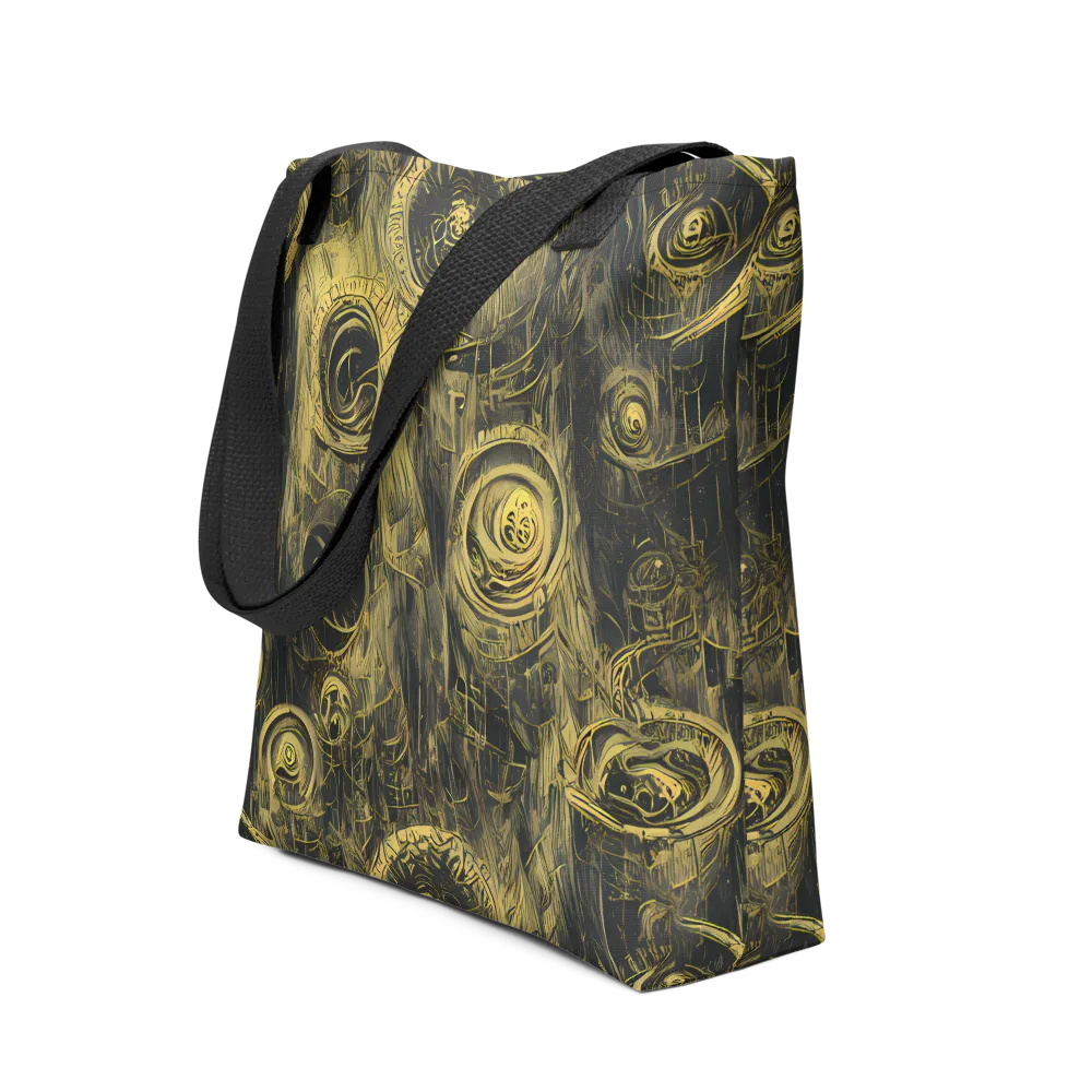 Gilded Spiralwork on Tote Bag — Front