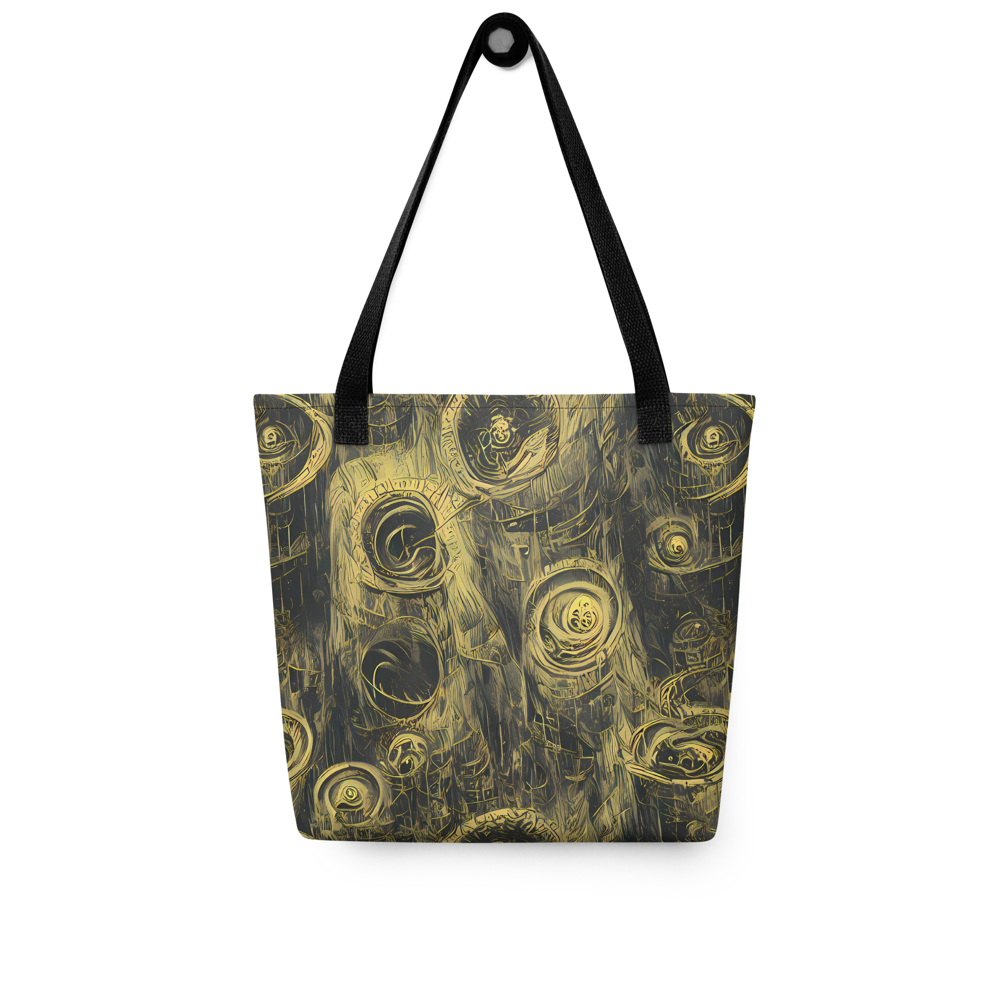 Gilded Spiralwork on Tote Bag — Front