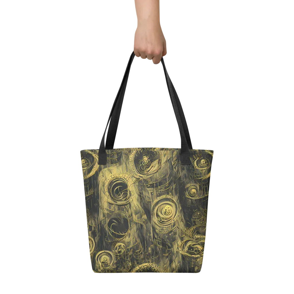 Gilded Spiralwork on Tote Bag — Front