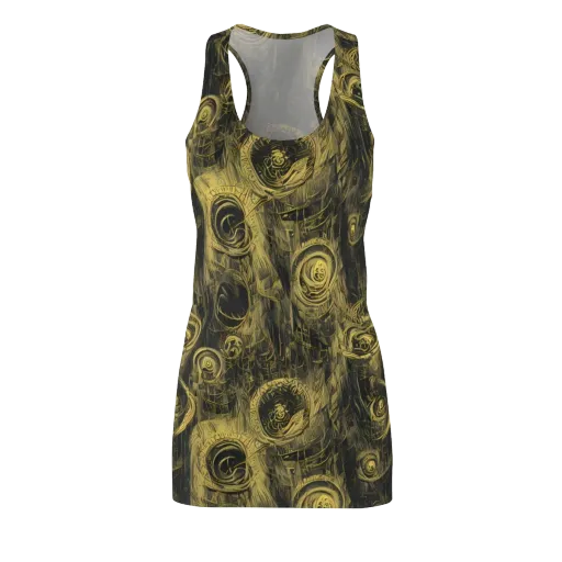 Gilded Spiralwork on a Racerback Dress