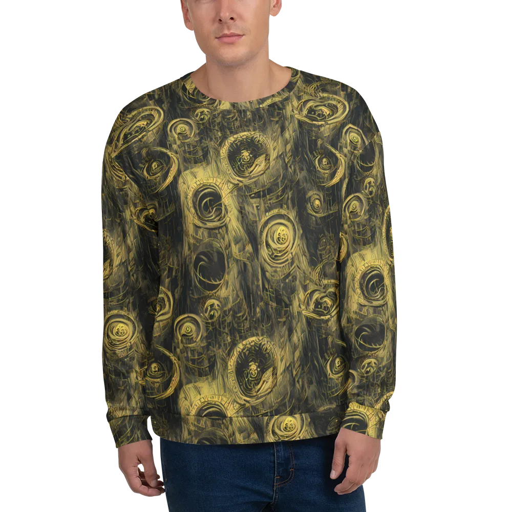 Gilded Spiralwork on Sweatshirt — Front