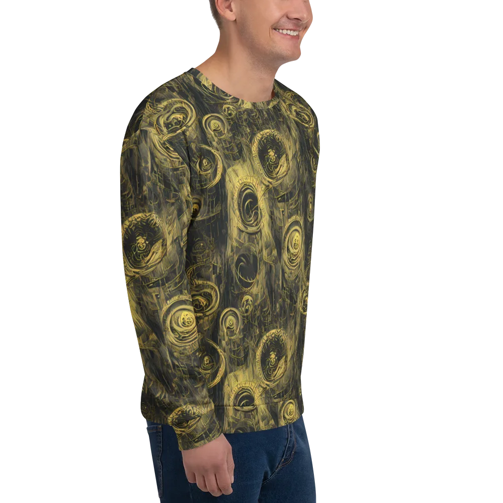 Gilded Spiralwork on Sweatshirt — Right Front