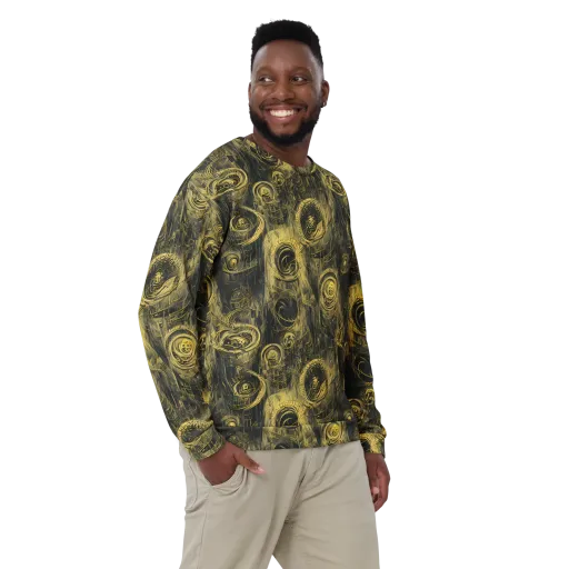 Gilded Spiralwork on a Sweatshirt