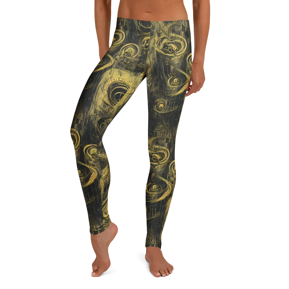 Gilded Spiralwork on Leggings — Front