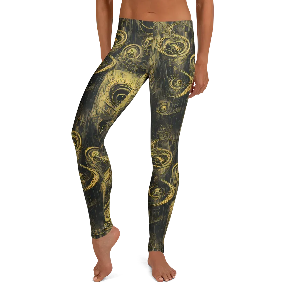 Gilded Spiralwork on Leggings — Front