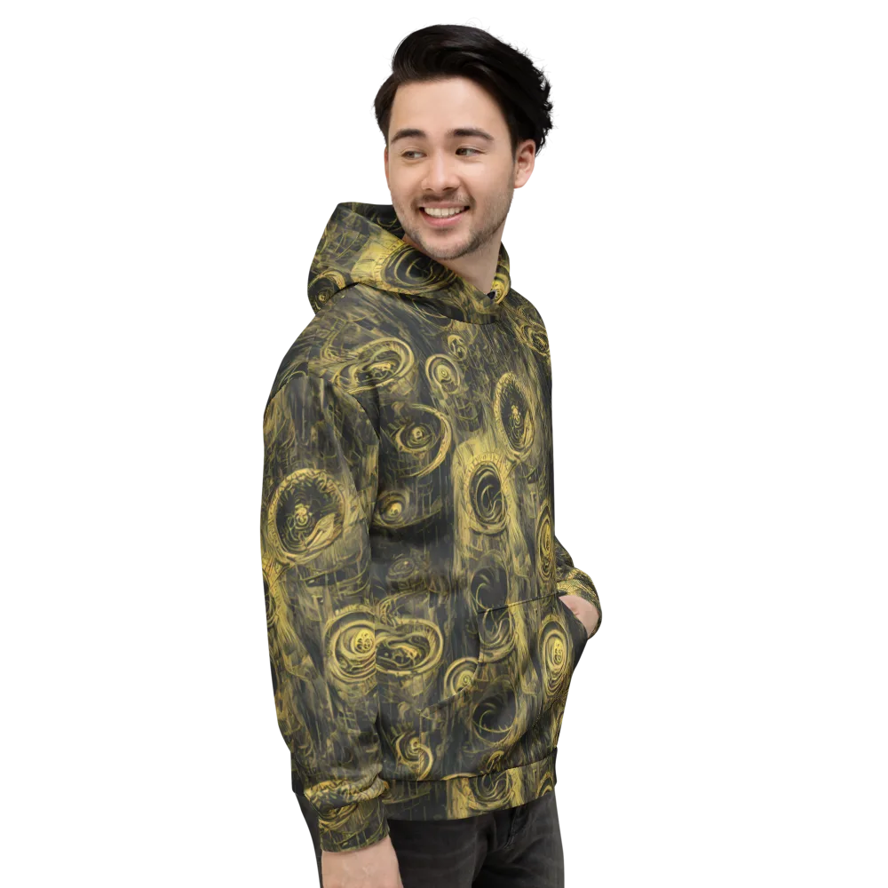 Gilded Spiralwork on Hoodie — Right