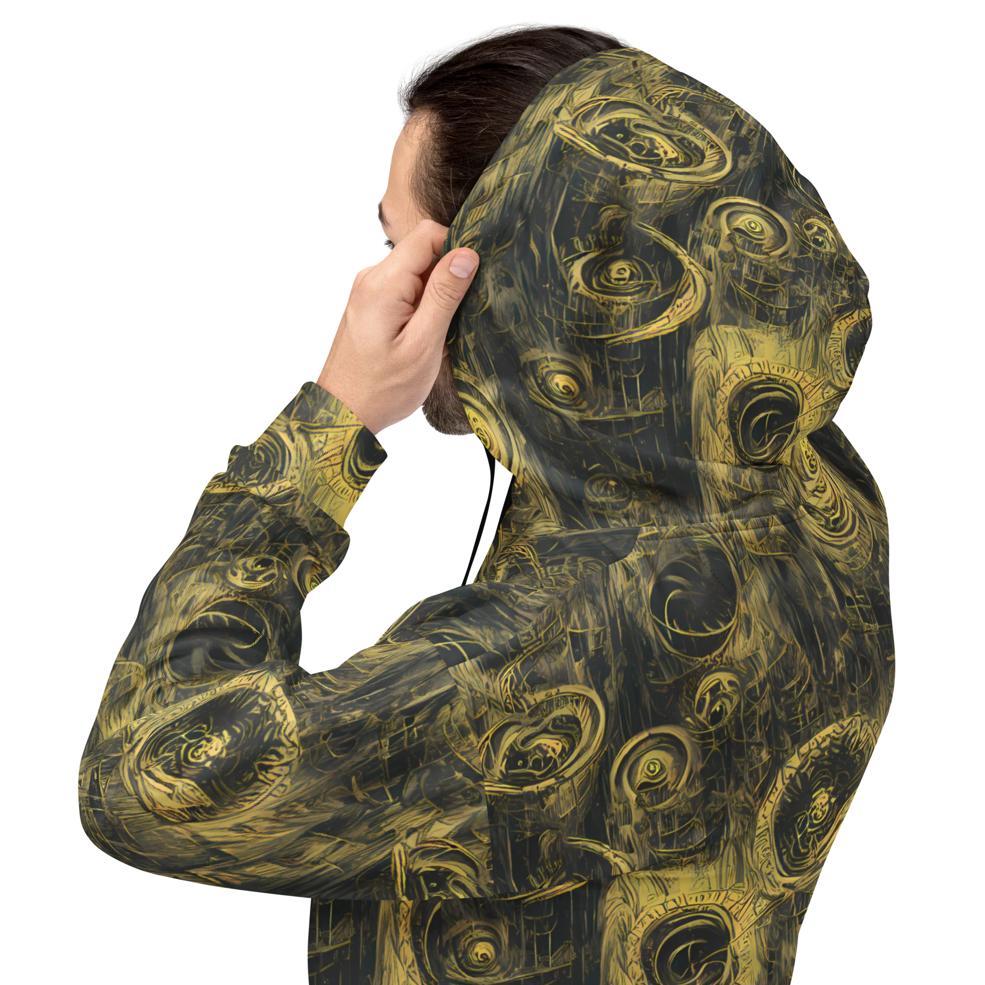Gilded Spiralwork on Hoodie — Back