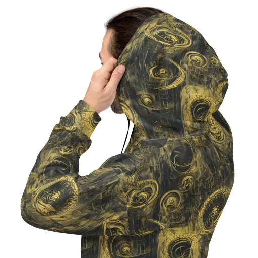 Gilded Spiralwork on a Hoodie