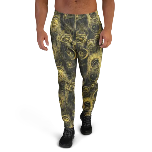 Gilded Spiralwork on a Men's Joggers