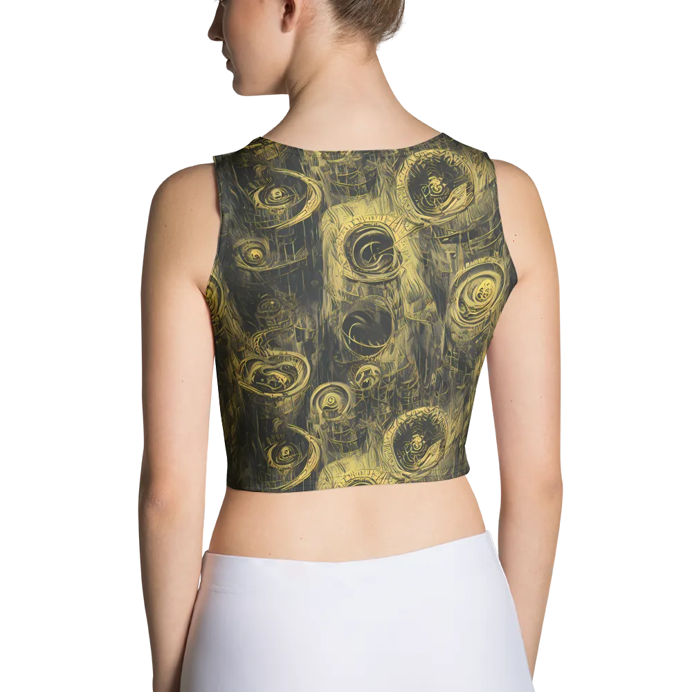 Gilded Spiralwork on Crop Top — Back
