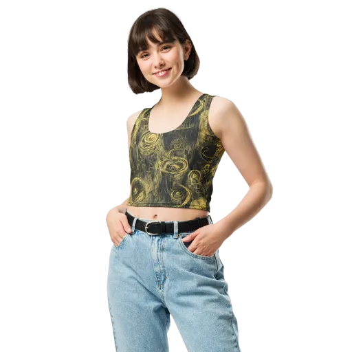 Gilded Spiralwork on a Crop Top