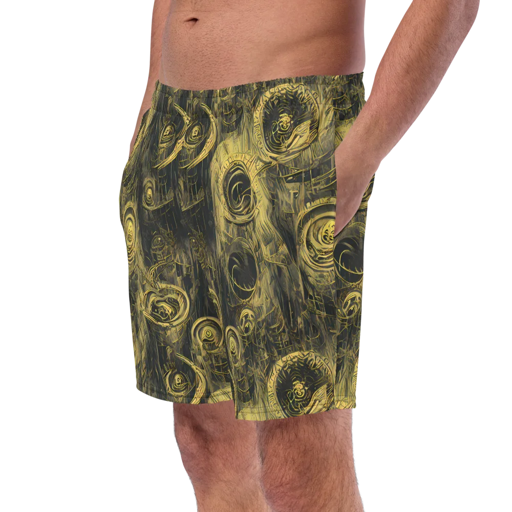 Gilded Spiralwork on Swim Trunks — Left Front