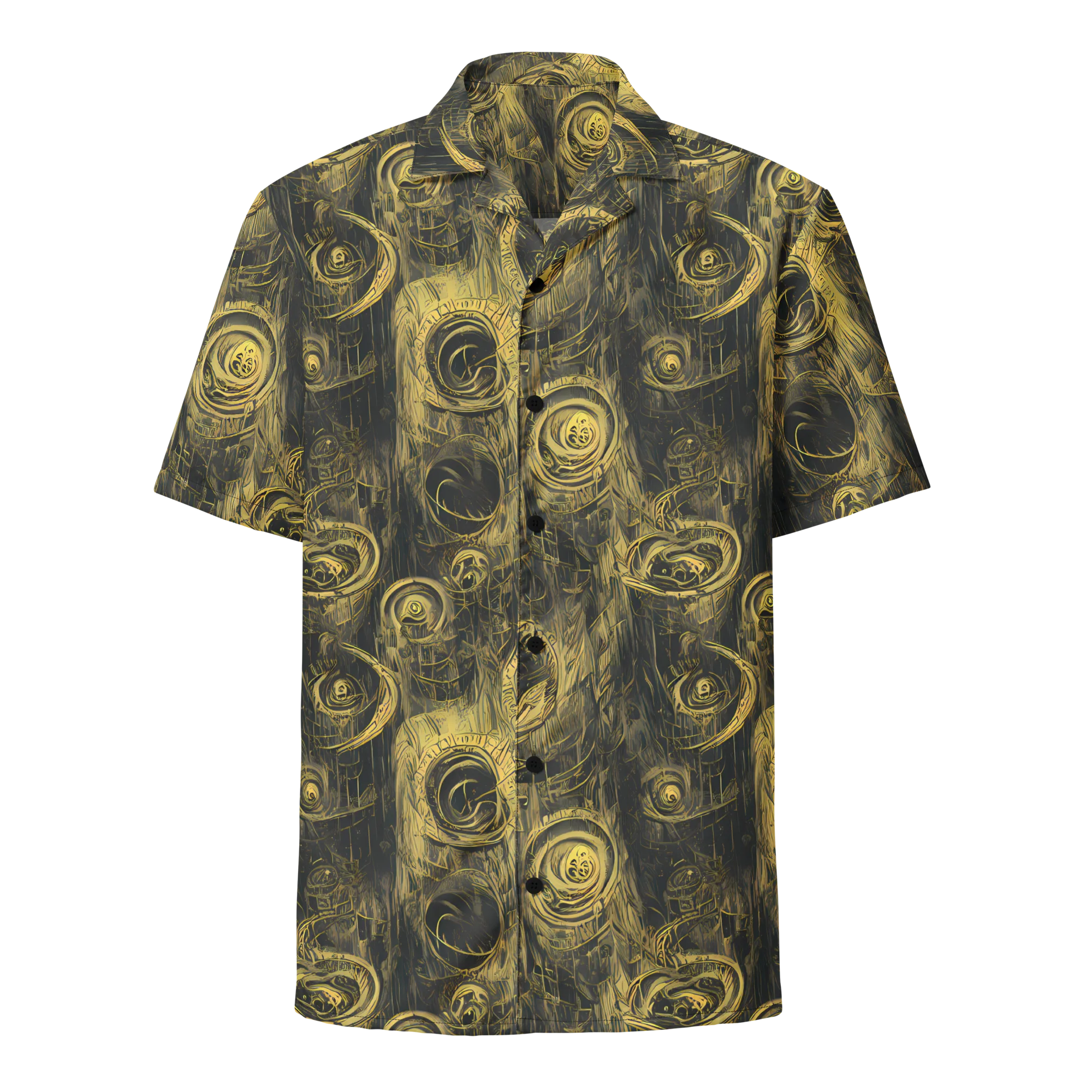Gilded Spiralwork on Button Shirt — Front
