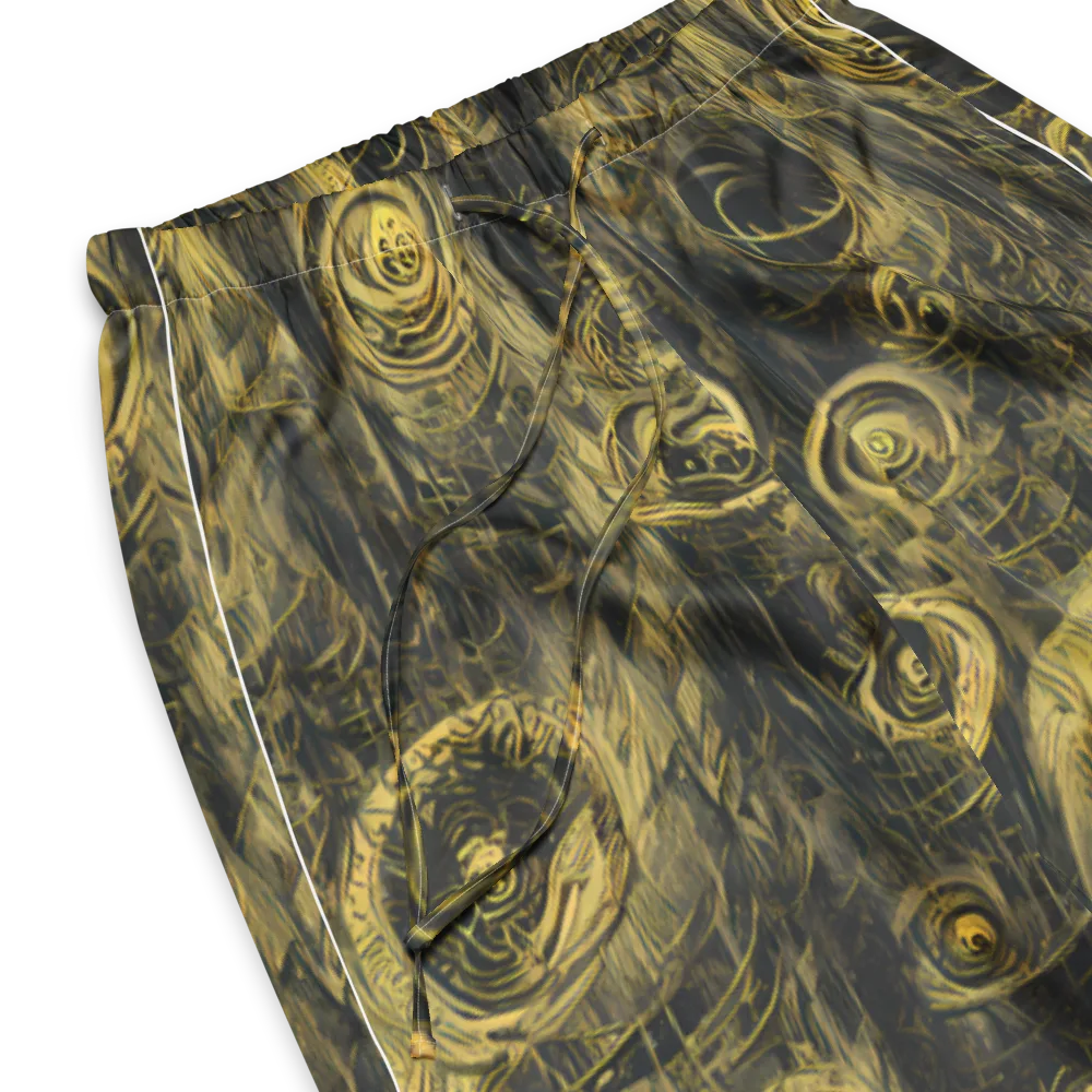 Gilded Spiralwork on Women's Pajama Pants — Product details