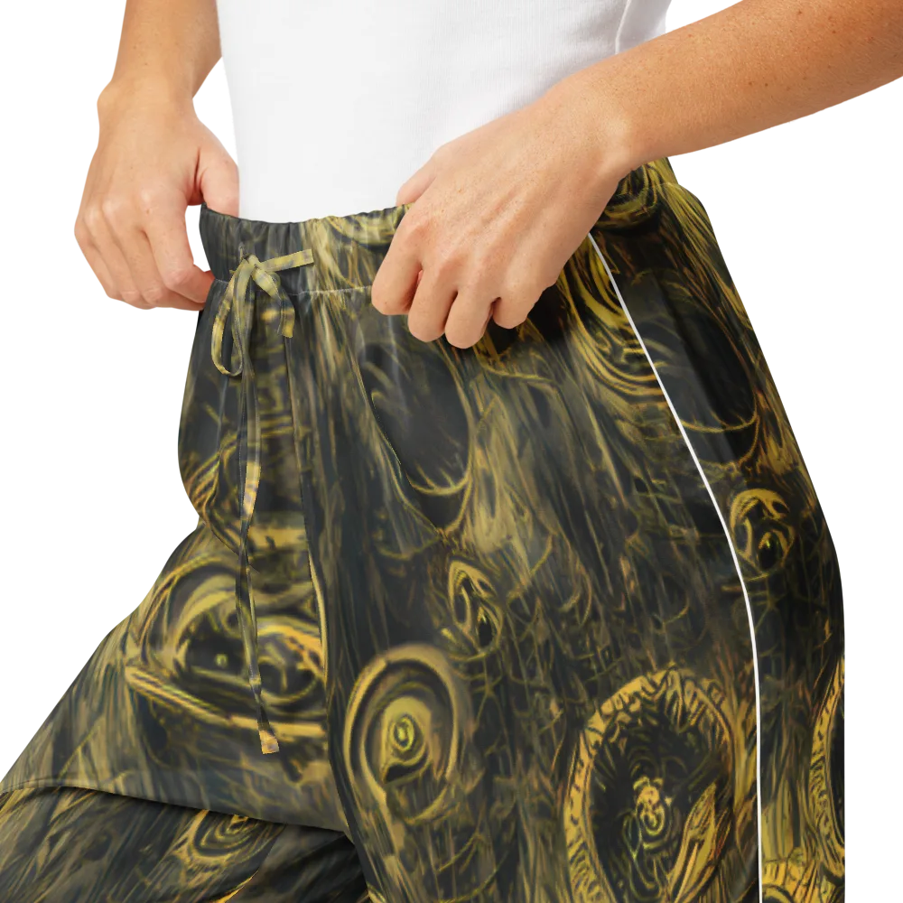 Gilded Spiralwork on Women's Pajama Pants — Product details