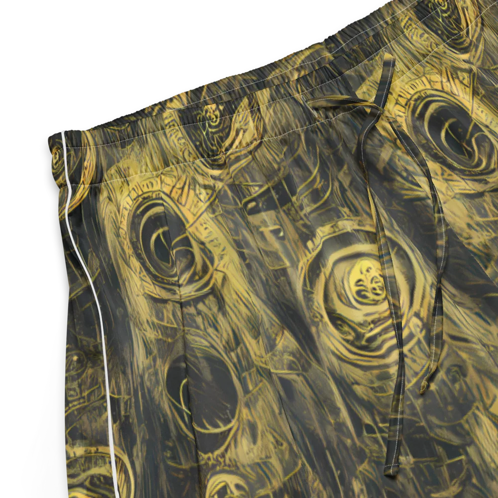 Gilded Spiralwork on Women's Pajama Shorts — Product details