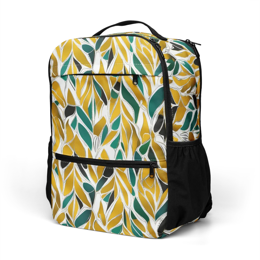 Verdant Marigold on Utility Backpack — Left Front