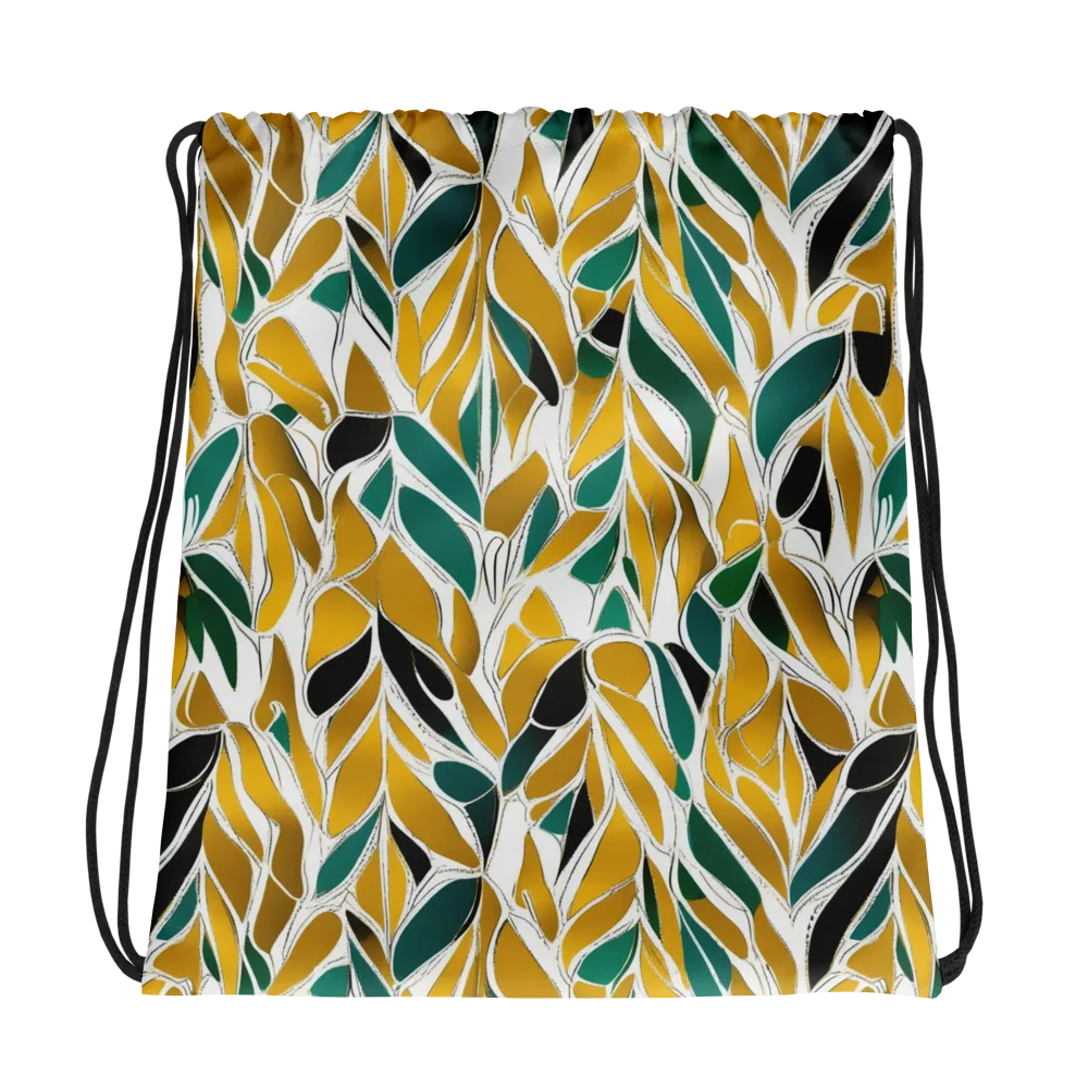 Verdant Marigold on Drawstring Bag — Photo