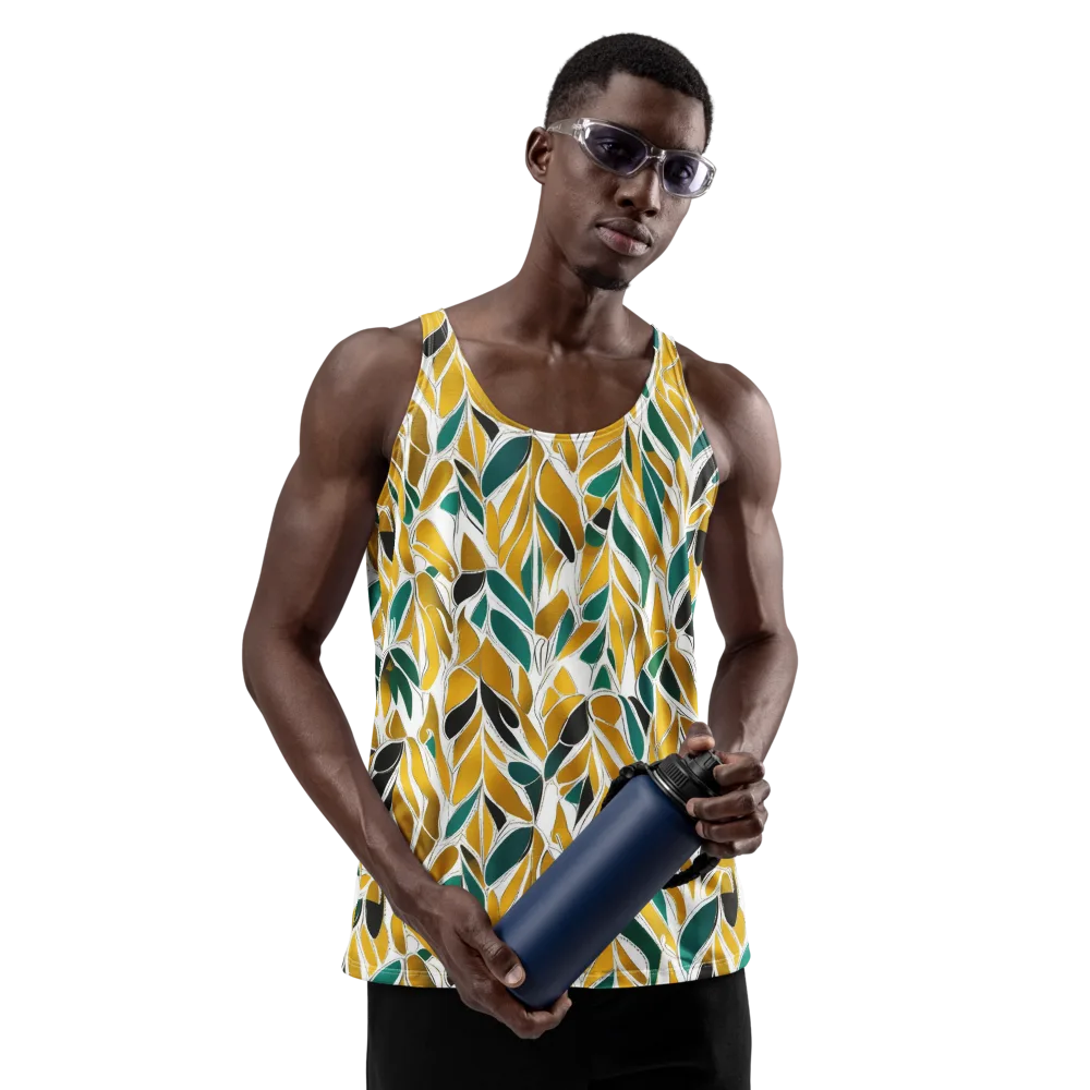 Verdant Marigold on Men's Tank Top — Front