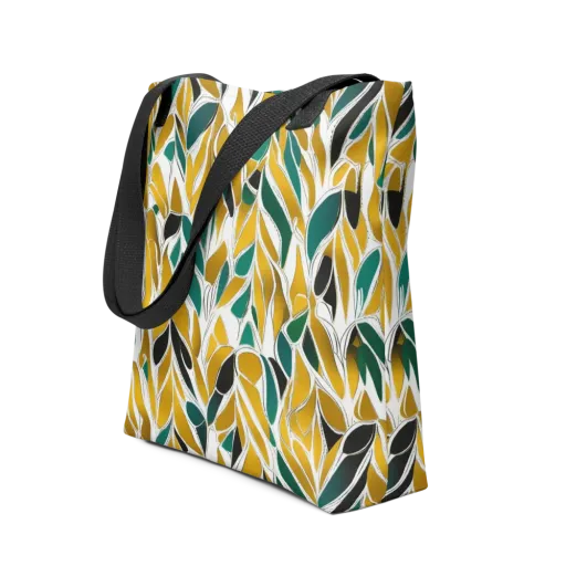 Verdant Marigold on a Tote Bag