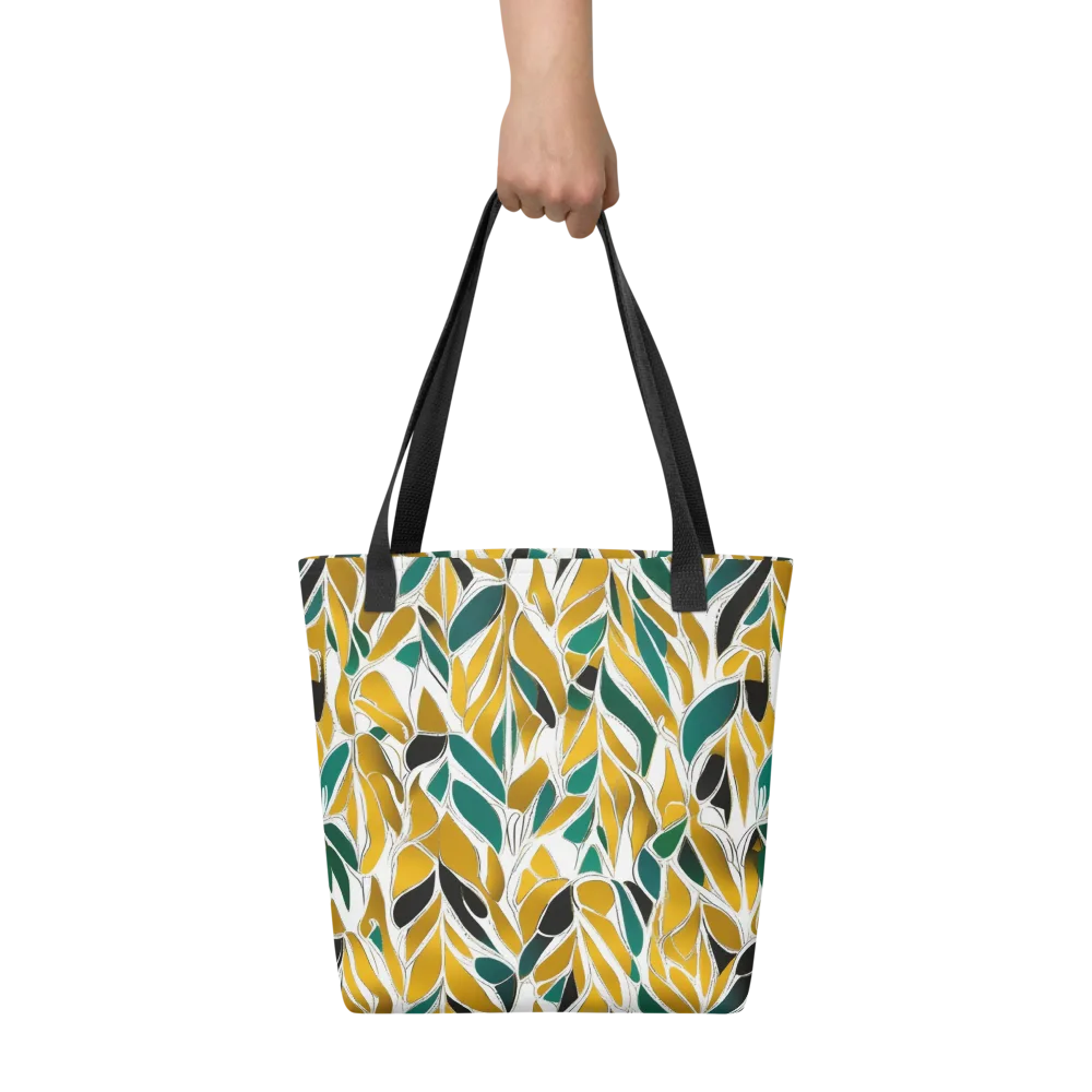 Verdant Marigold on Tote Bag — Front