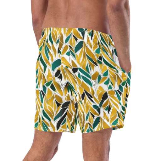 Verdant Marigold on a Swim Trunks