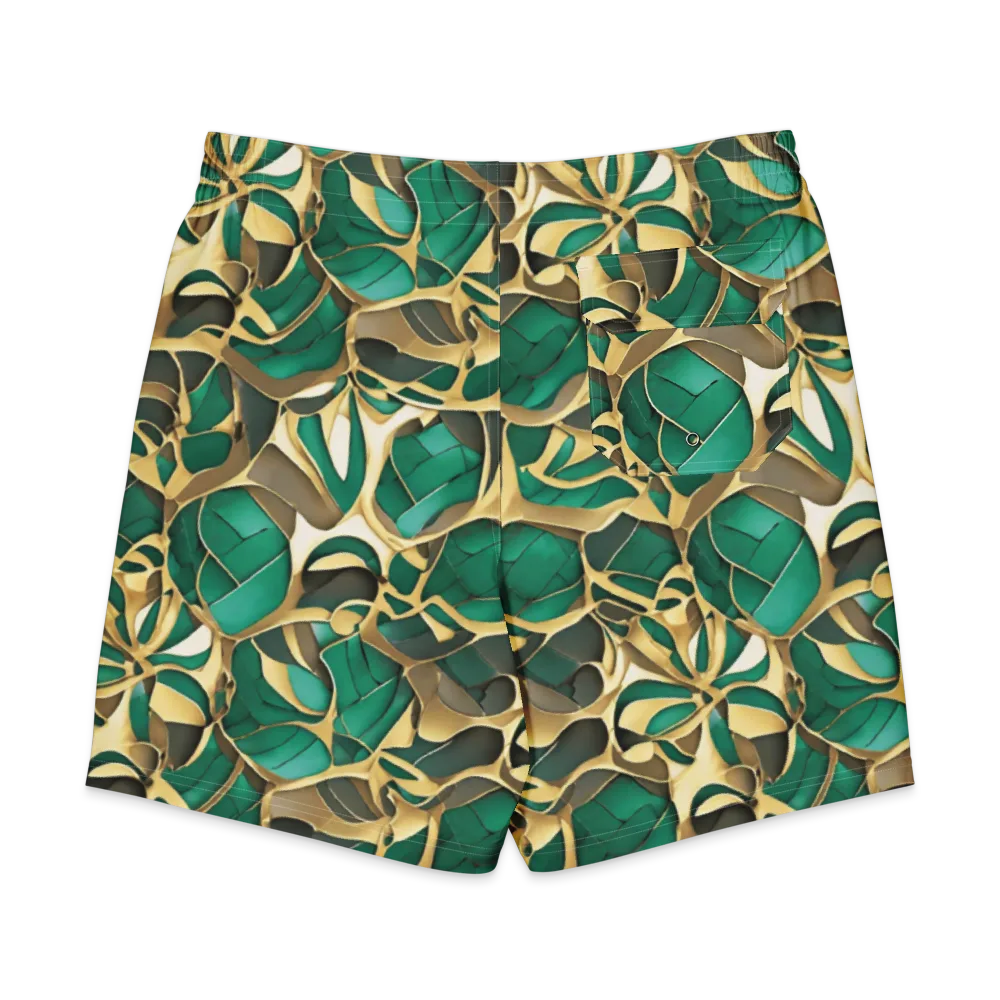 Jade Canopy on Men's Board Shorts — Back