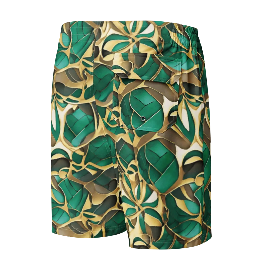 Jade Canopy on Men's Board Shorts — Back