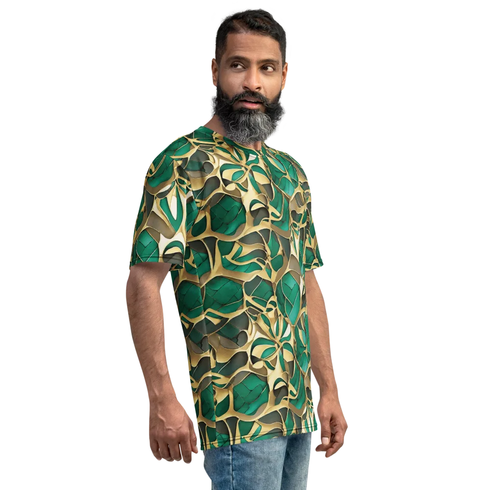 Jade Canopy on Men's Crew Neck T-Shirt — Right