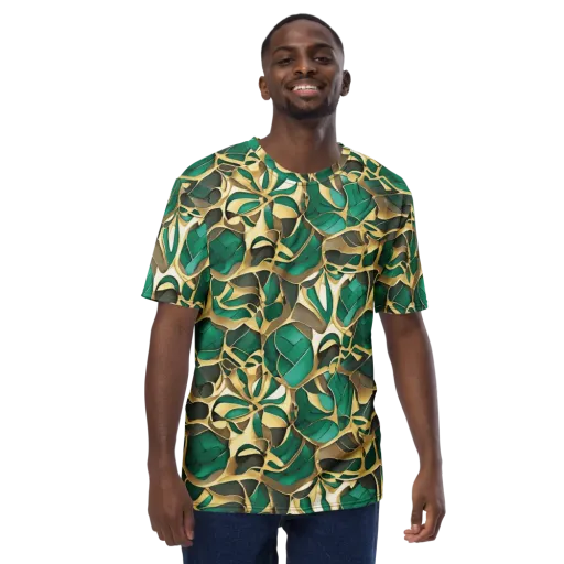 Jade Canopy on a Men's Crew Neck T-Shirt